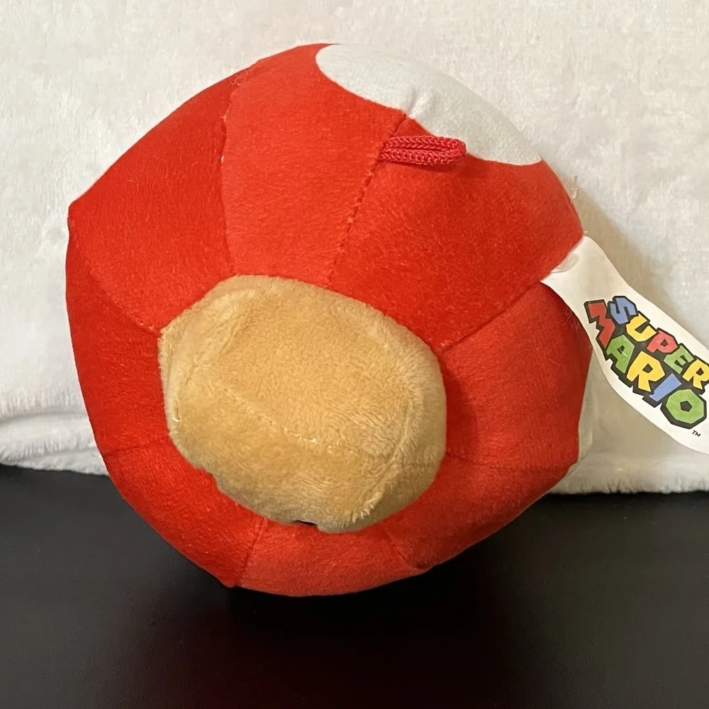 Nintendo Super Mario Bros Red Super Mushroom Plush 5